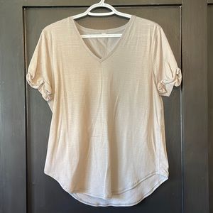 lululemon cuff sleeve t-shirt